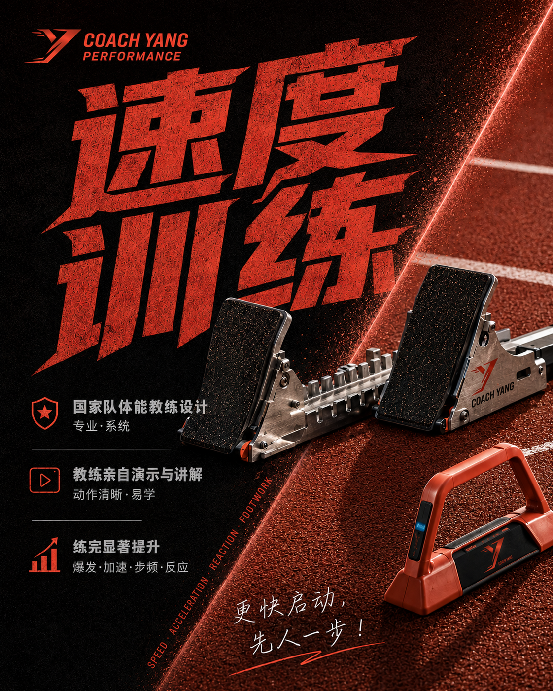 速度训练训练宣传海报